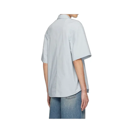 Pointed-Collar Cotton Shirt