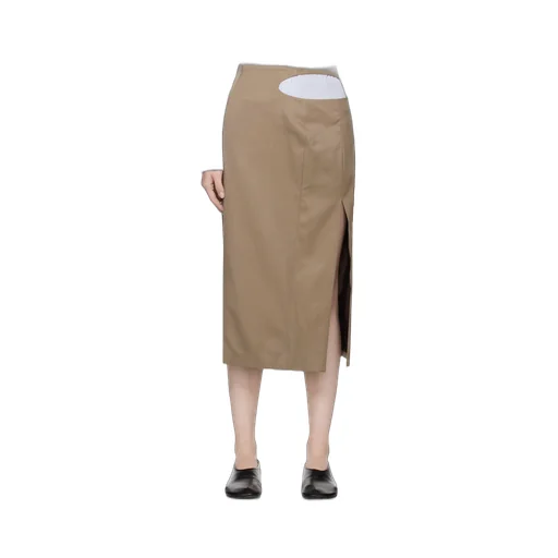 Split Hollow Skirt