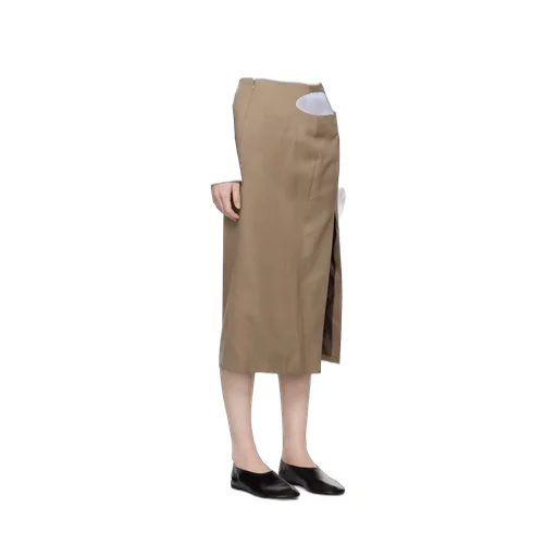 Split Hollow Skirt