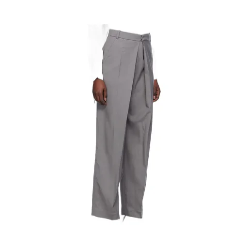 Pleated Wool Tailored Trousers