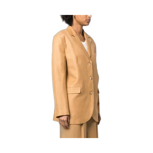 Single-Breasted Long-Sleeved Blazer