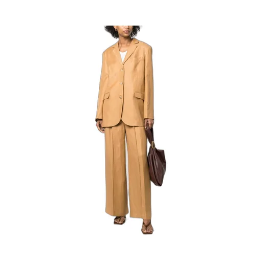 Single-Breasted Long-Sleeved Blazer