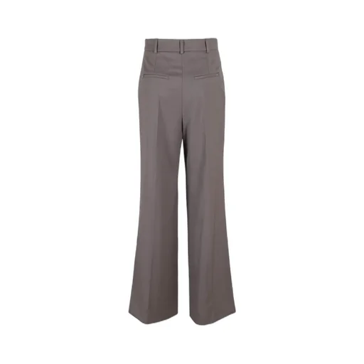Pleated High-Waist Trousers