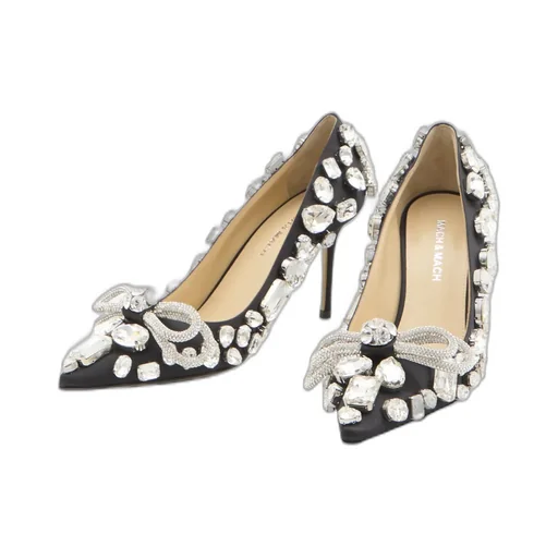 Embellished Pointed Toe Pumps