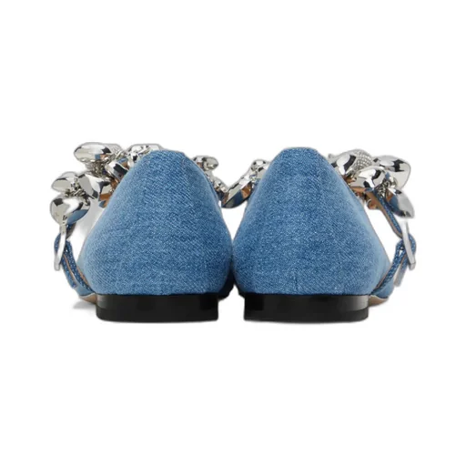 Heart-Charm Ballet Flats