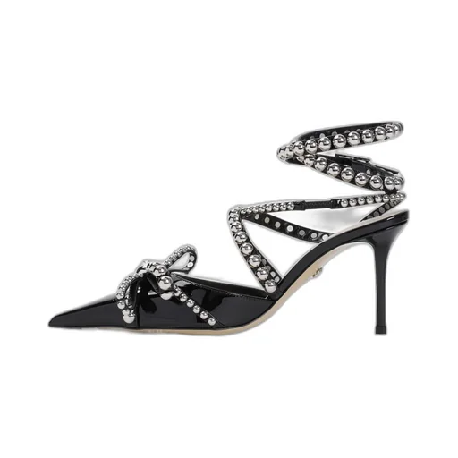 Bow Detail High-Heeled Sandals
