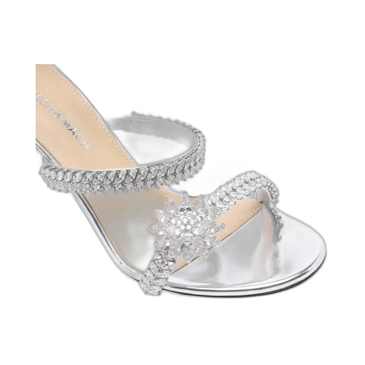 Floral Embellished Slip-On Sandals