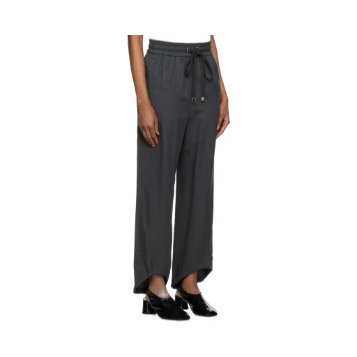 Cropped Tapered-Leg Trousers
