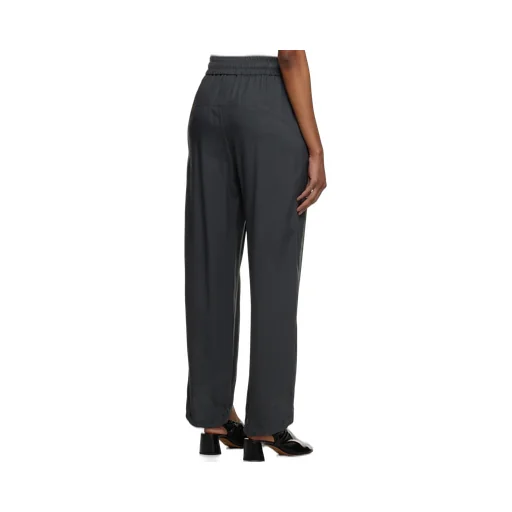 Cropped Tapered-Leg Trousers