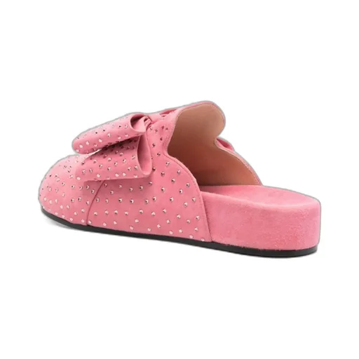 Bow-Decorated Muller Shoes