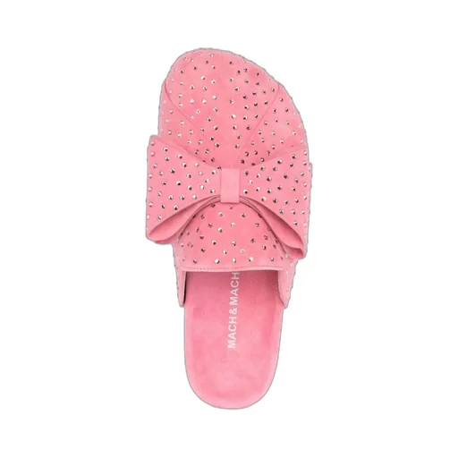 Bow-Decorated Muller Shoes