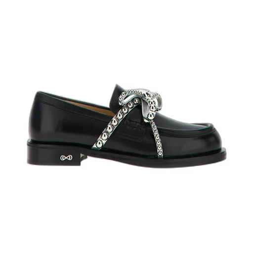 Stud-Embellished Loafers