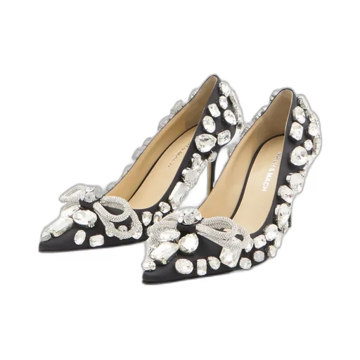 Embellished Pointed Toe Pumps