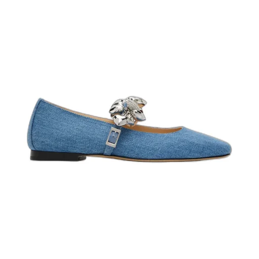 Heart-Charm Ballet Flats