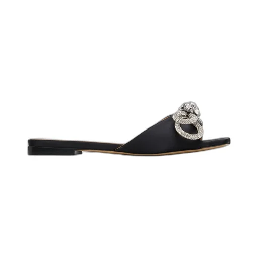 Double Bow Flat Mules