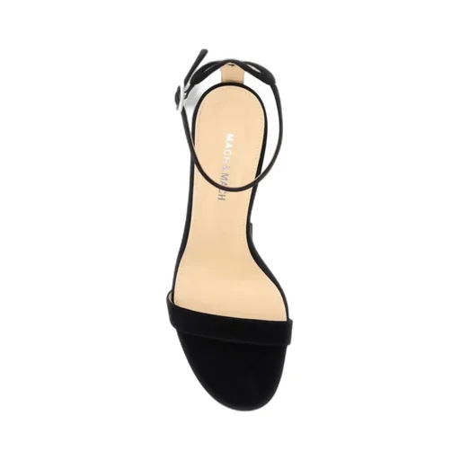 Crystal Bow Ankle Strap Sandals