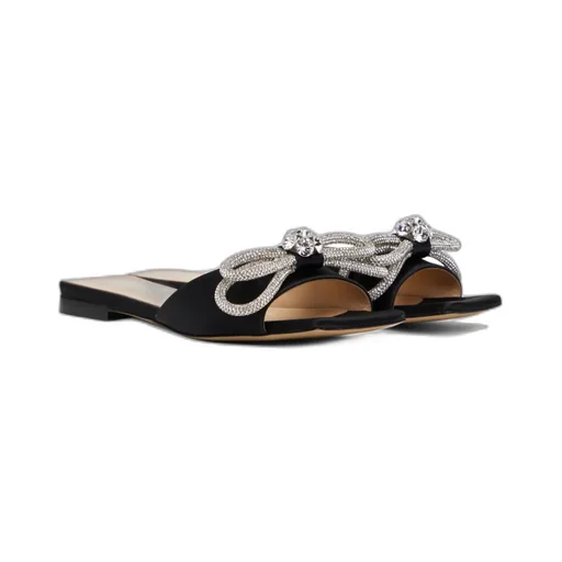 Double Bow Flat Mules