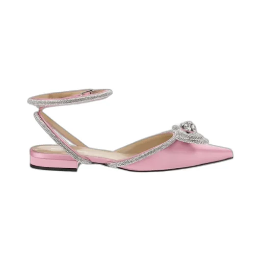 Pointed Bow Flat Shoes