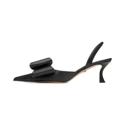 Le Cadeau Bow Detailed Slingback Pumps