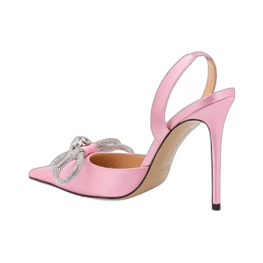 Bow-Detail 105Mm Slingback Pumps