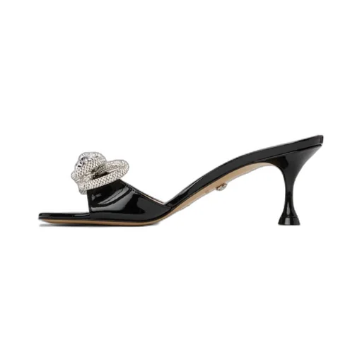 Embellished Bow Sandals