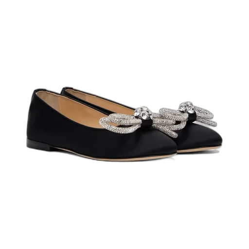 Double Bow 10 Ballet Flats
