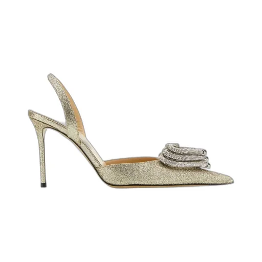 Triple Heart Slingback Pumps