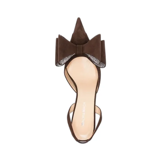 65Mm Bow-Embellished Pumps