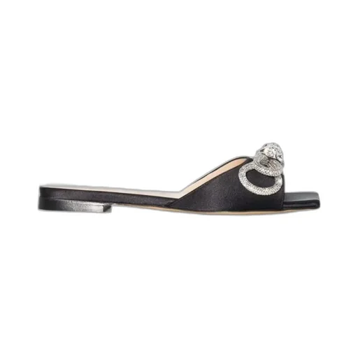 Crystal Bow Sandals