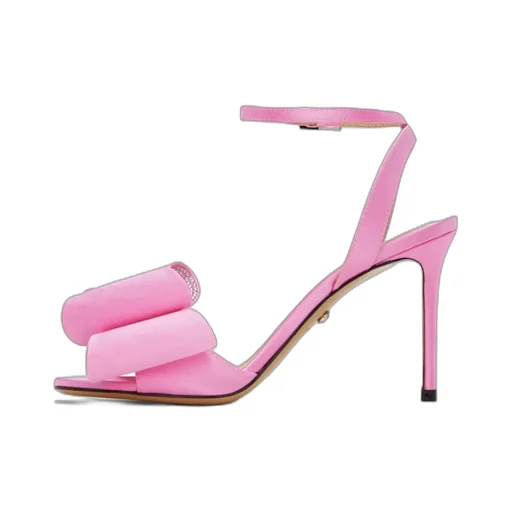 Bow Tie High-Heeled Sandals