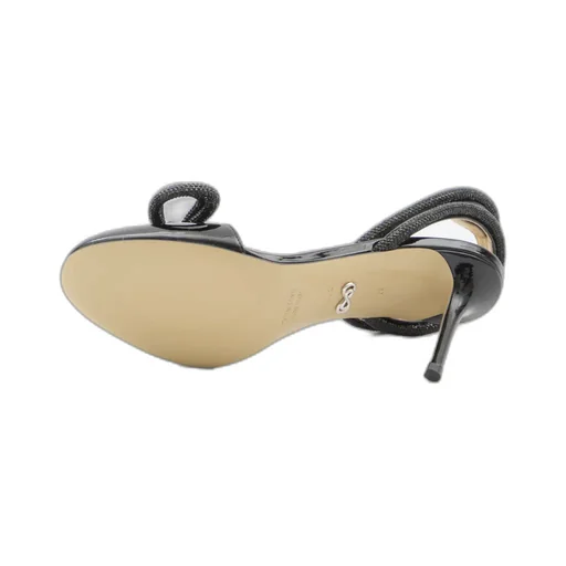Doubel Bow Embellished Round Toe Pumps