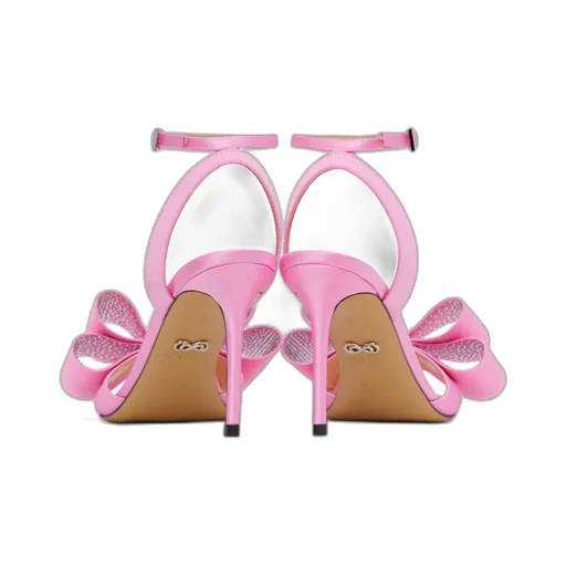 Bow Tie High-Heeled Sandals