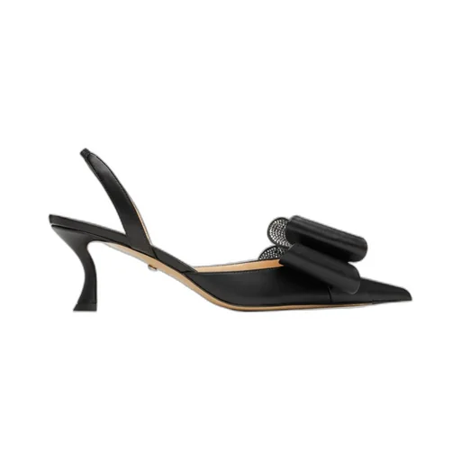 Le Cadeau Bow Detailed Slingback Pumps