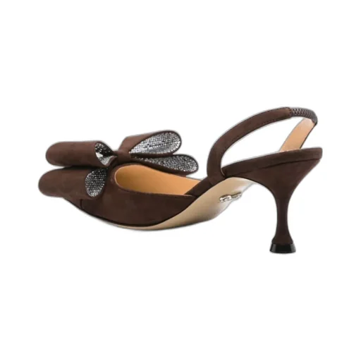 65Mm Bow-Embellished Pumps