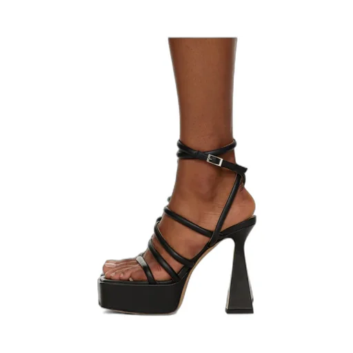 Logo High-Heeled Sandals