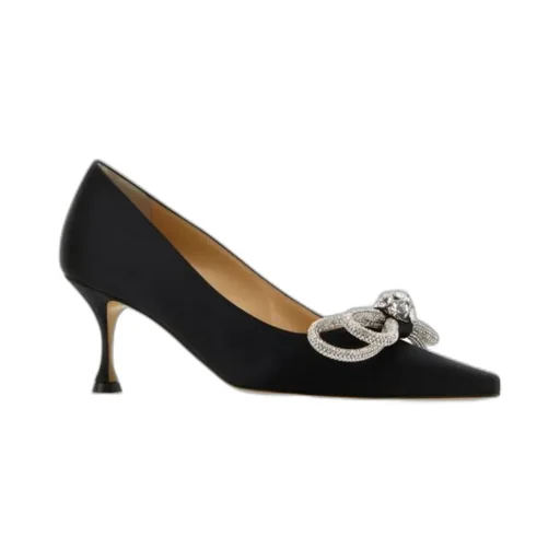 Double Bow Pointed Toe Pumps