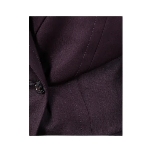 Long Sleeved Pinstripe-Detail Blazer