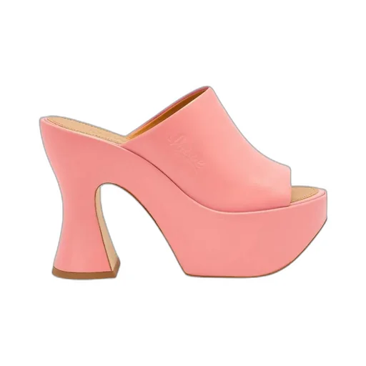 Platform Mule In Lambskin