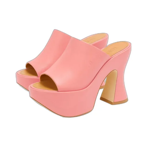Platform Mule In Lambskin