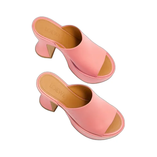 Platform Mule In Lambskin