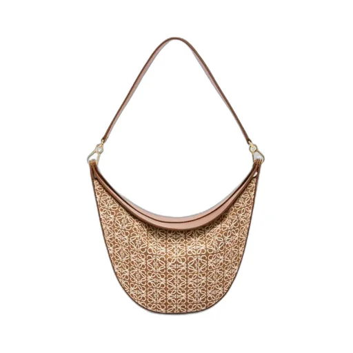 Luna Bag In Anagram Jacquard And Classic Calfskin