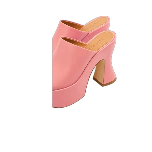 Platform Mule In Lambskin