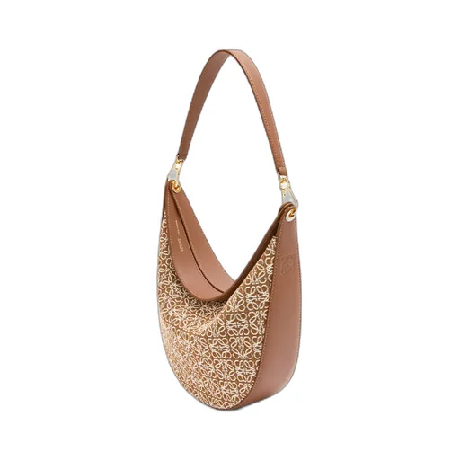 Luna Bag In Anagram Jacquard And Classic Calfskin