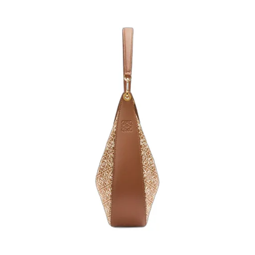 Luna Bag In Anagram Jacquard And Classic Calfskin