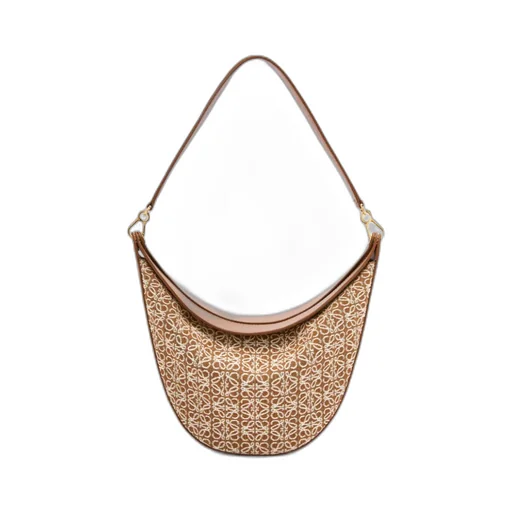 Luna Bag In Anagram Jacquard And Classic Calfskin
