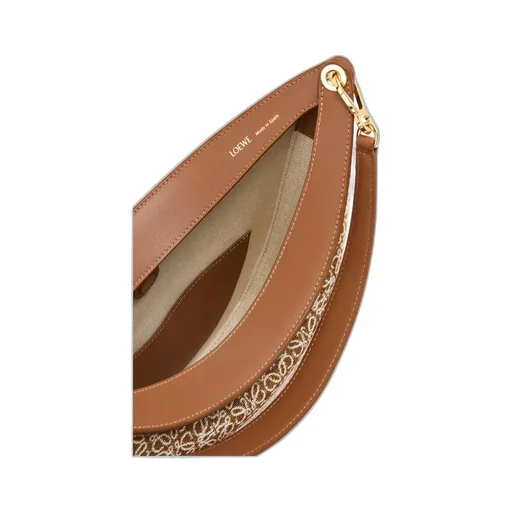 Luna Bag In Anagram Jacquard And Classic Calfskin