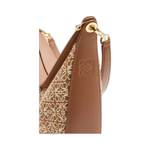 Luna Bag In Anagram Jacquard And Classic Calfskin