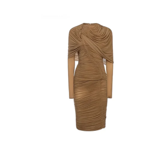 Ruffled Sheer Dress
