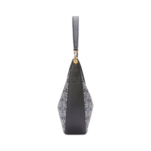 Luna Bag In Anagram Jacquard And Classic Calfskin