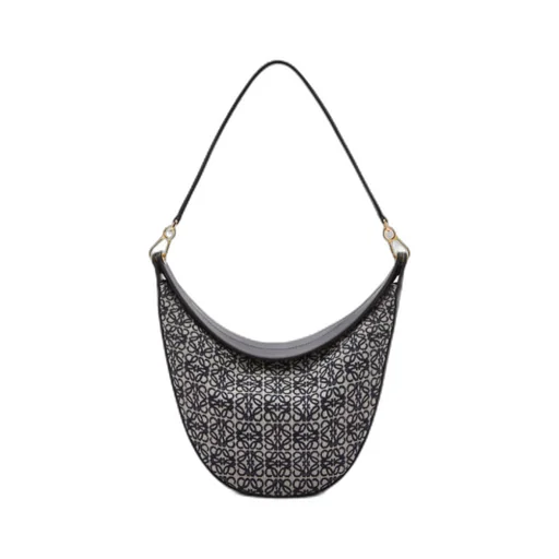 Luna Bag In Anagram Jacquard And Classic Calfskin